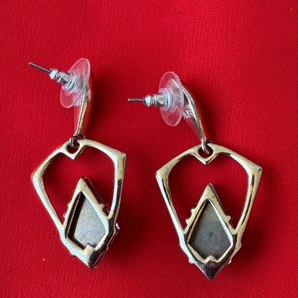 Alexis Bittar Earrings Miss Havisham collection earrings - missing a few stones - Picture 6 of 7